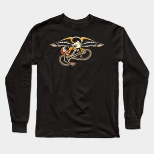 eagle & anchor traditional tattoo Long Sleeve T-Shirt